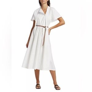 NEW Altuzarra Rhodea Poplin Midi Dress Size 38 French 6 US